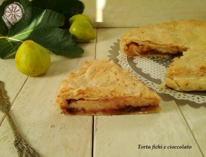 torta fichi e cioccolato