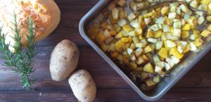 Zucca e patate al forno