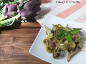 carciofi in agrodolce