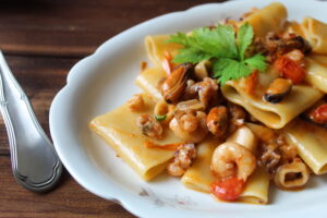 Paccheri allo scoglio 